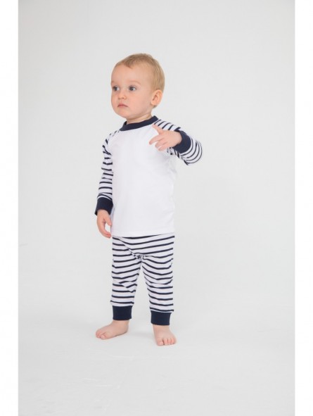 LW072 - Striped pyjamas navy wit datum van leverbaarheid ??
