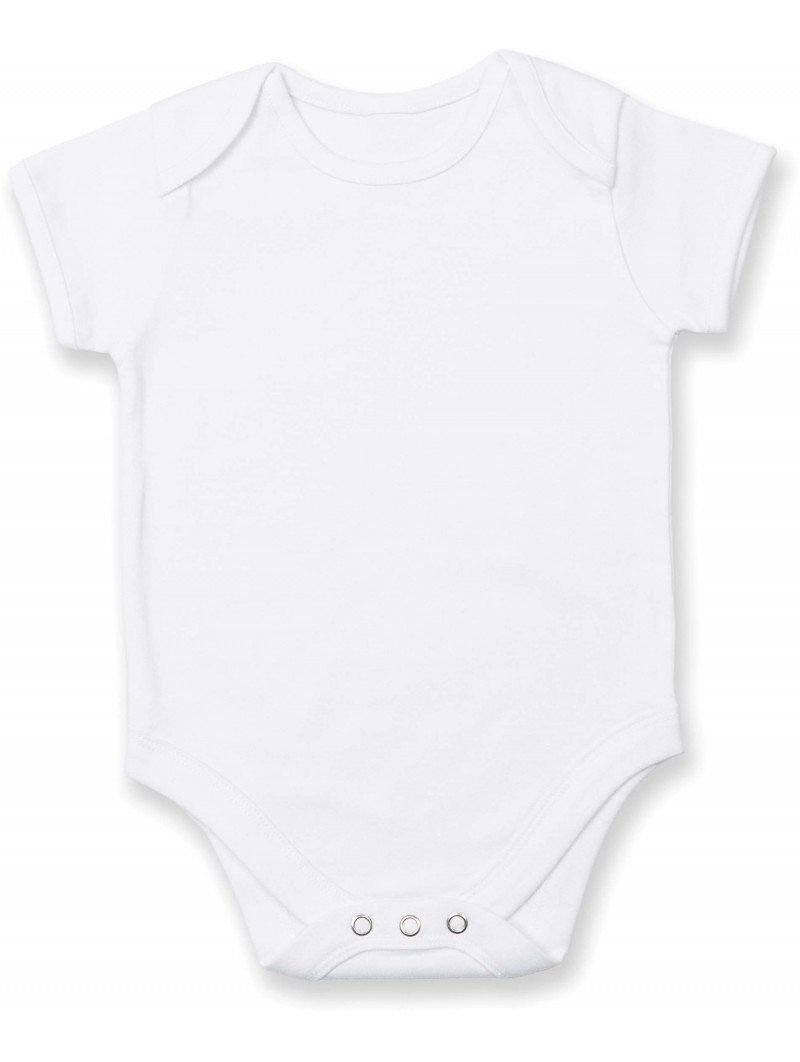 LW051 - Contrast Baby Bodysuit wit tot 30 nov -55%